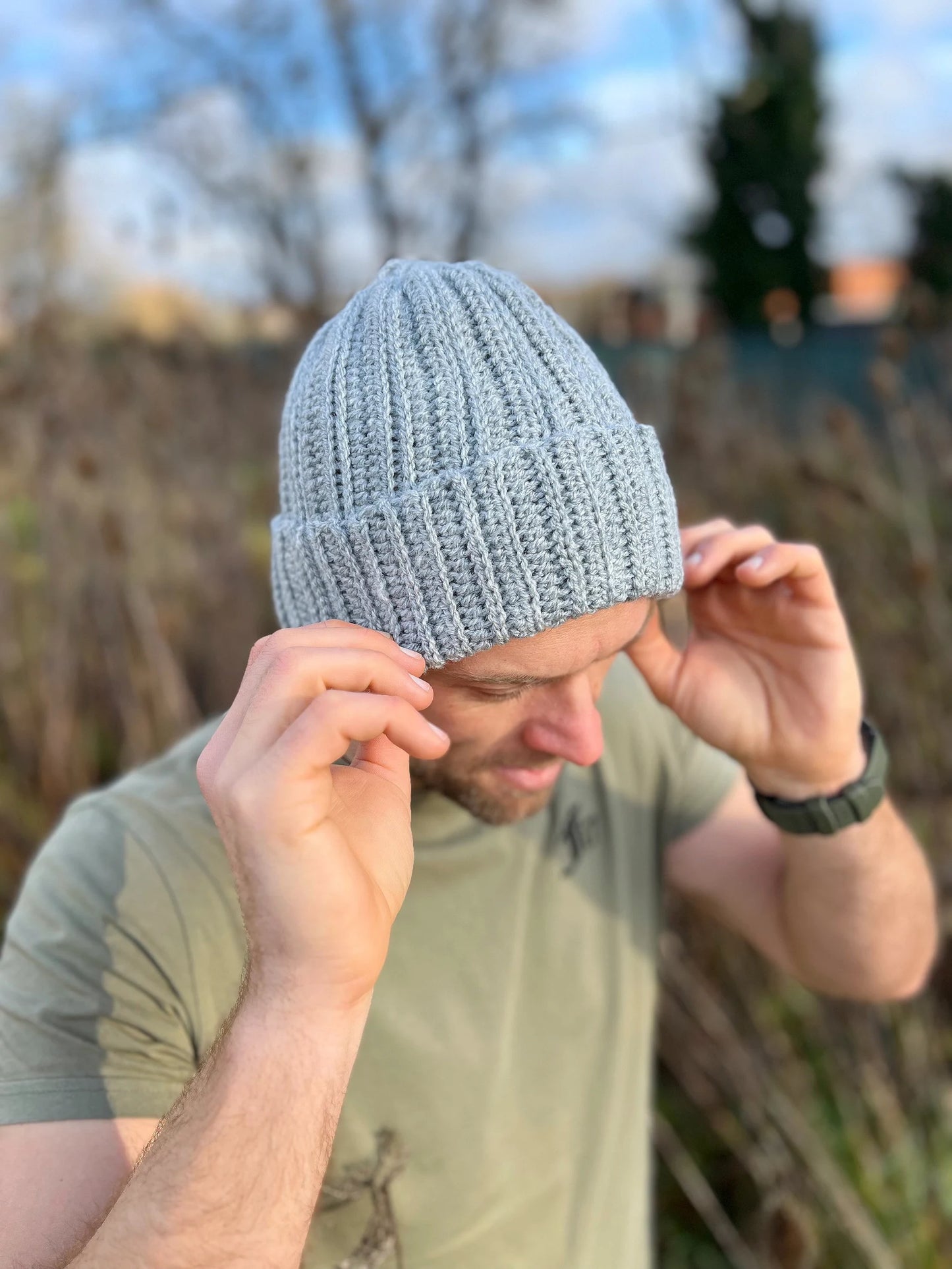 Calm Crochet Beanie – Beginner-Friendly Guide with Video Tutorial